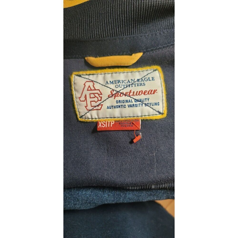 American Eagle Outfitters Sportswear Jacket Full Zip Navy Blue‎ - XS - Picture 8 of 9